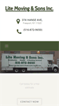 Mobile Screenshot of litemovingandsons.com