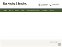 Tablet Screenshot of litemovingandsons.com